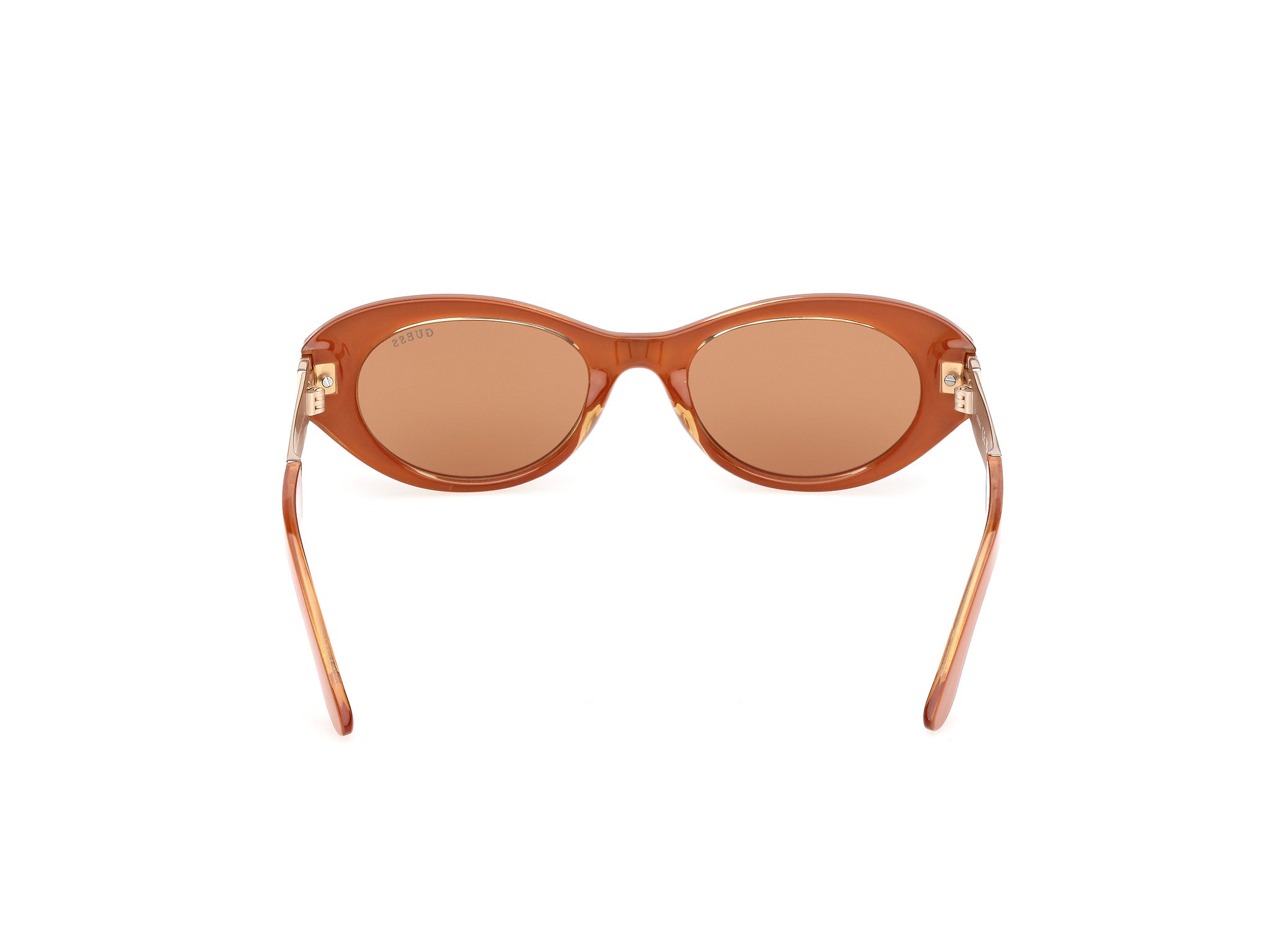 Guess Mujer Guess GU00261-H 42E Gafas de sol Inyectado Naranja Marrón Redonda Norma