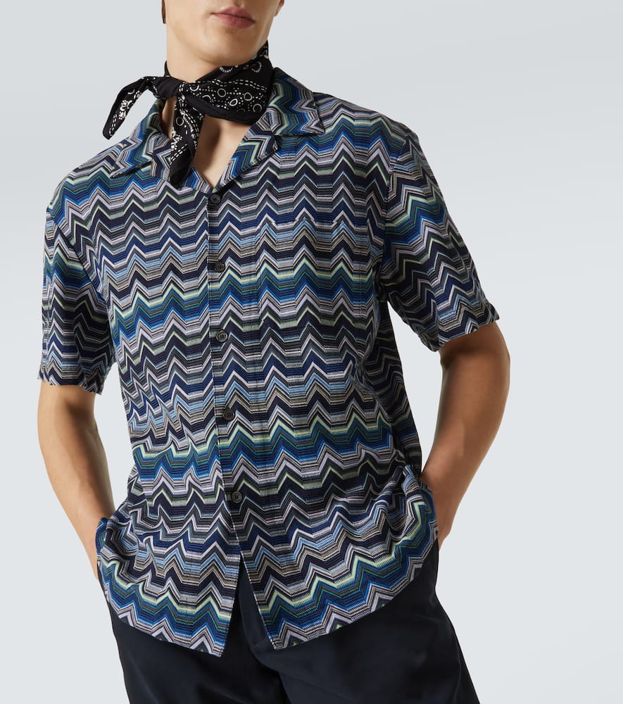 Zigzag cotton shirt