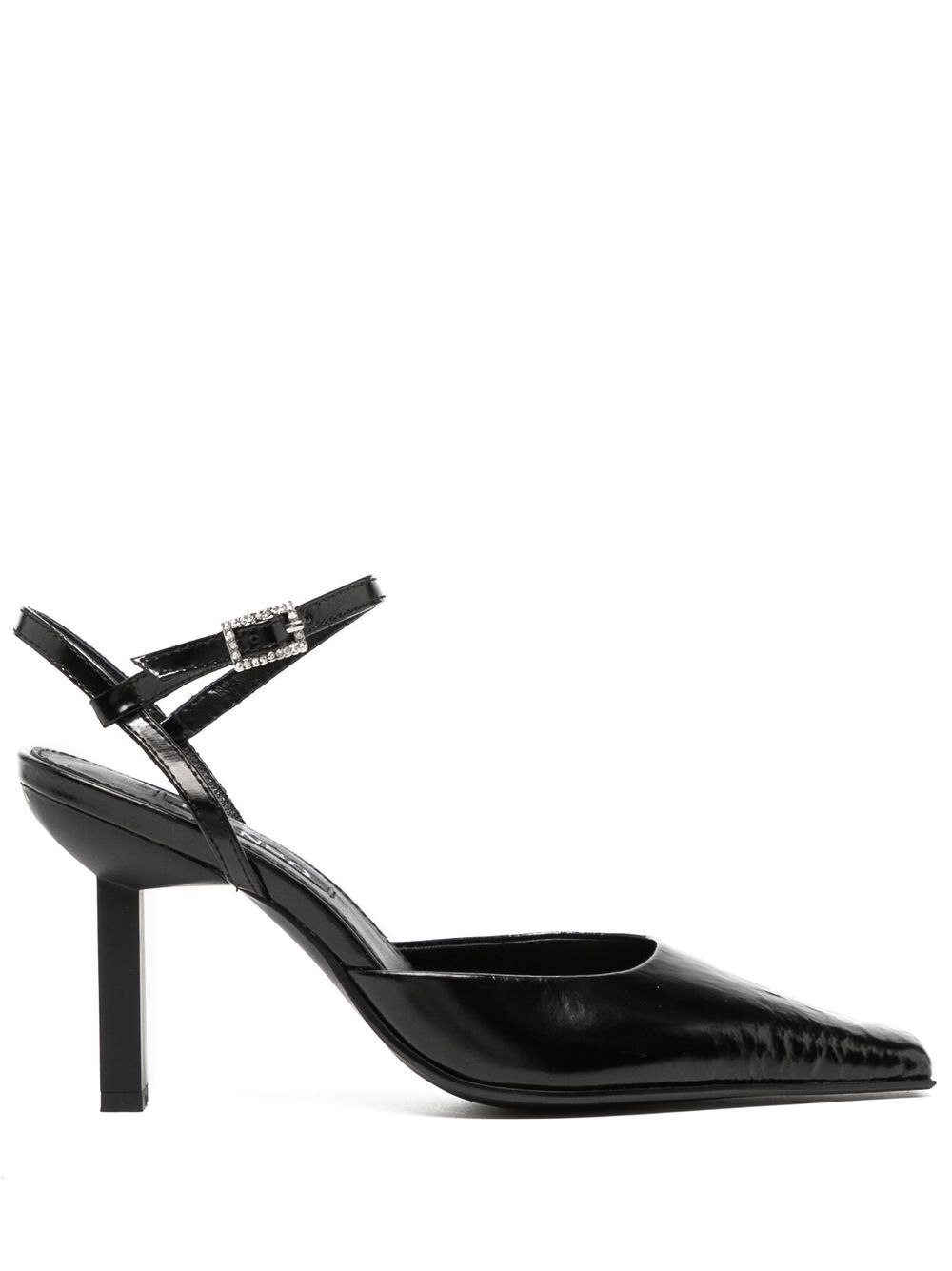 Henrietta square-tie pumps - Black