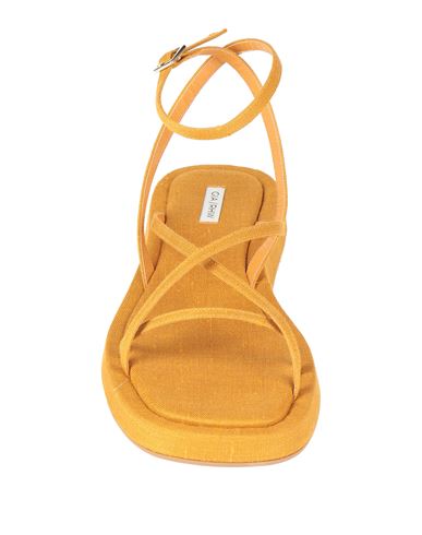 Woman Sandals Marigold Size 10 Textile fibers
