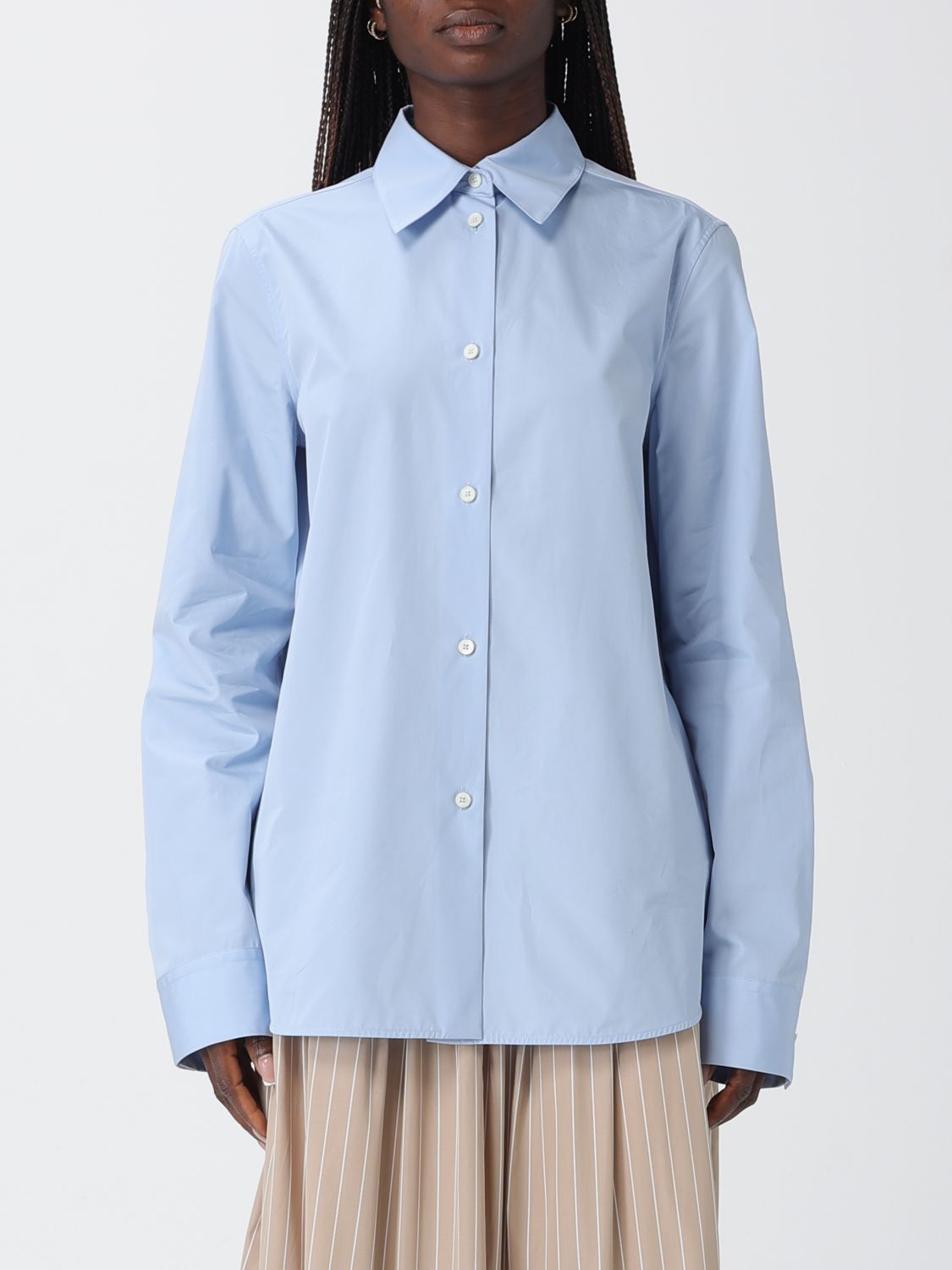 Classic tailored long-sleeve shirt - White