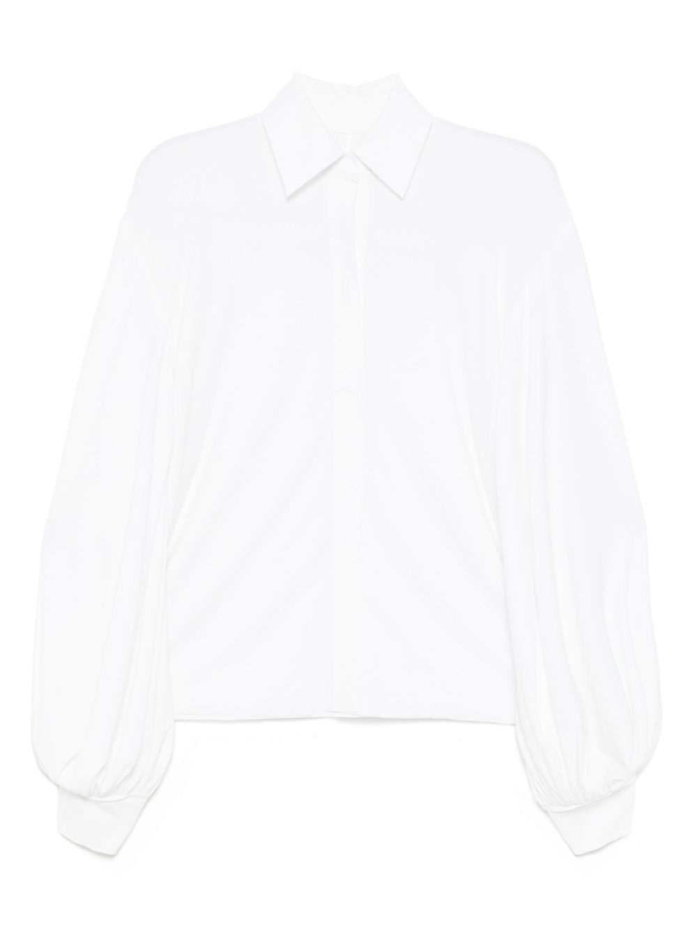 Norma Kamali full sleeved nk shirt - White