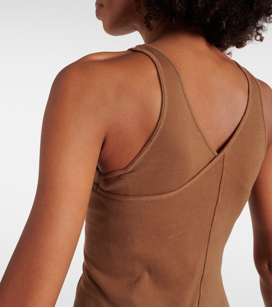 Rick Owens DRKSHDW Double Ziggy cotton tank top