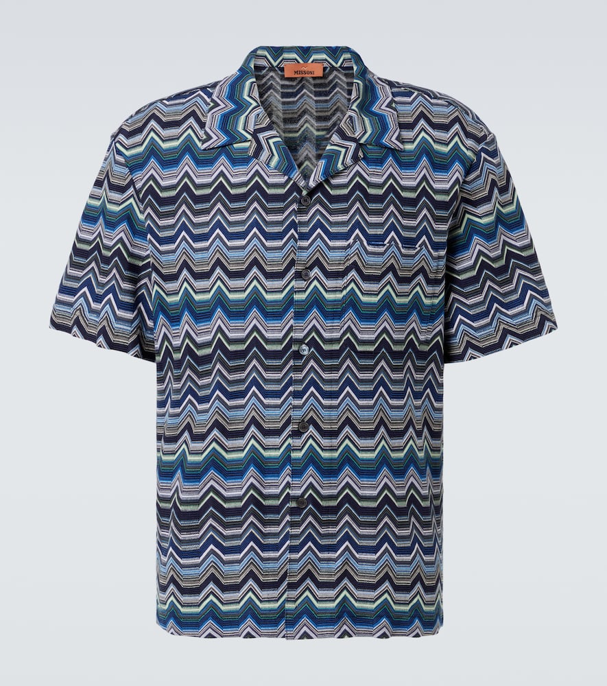 Zigzag cotton shirt