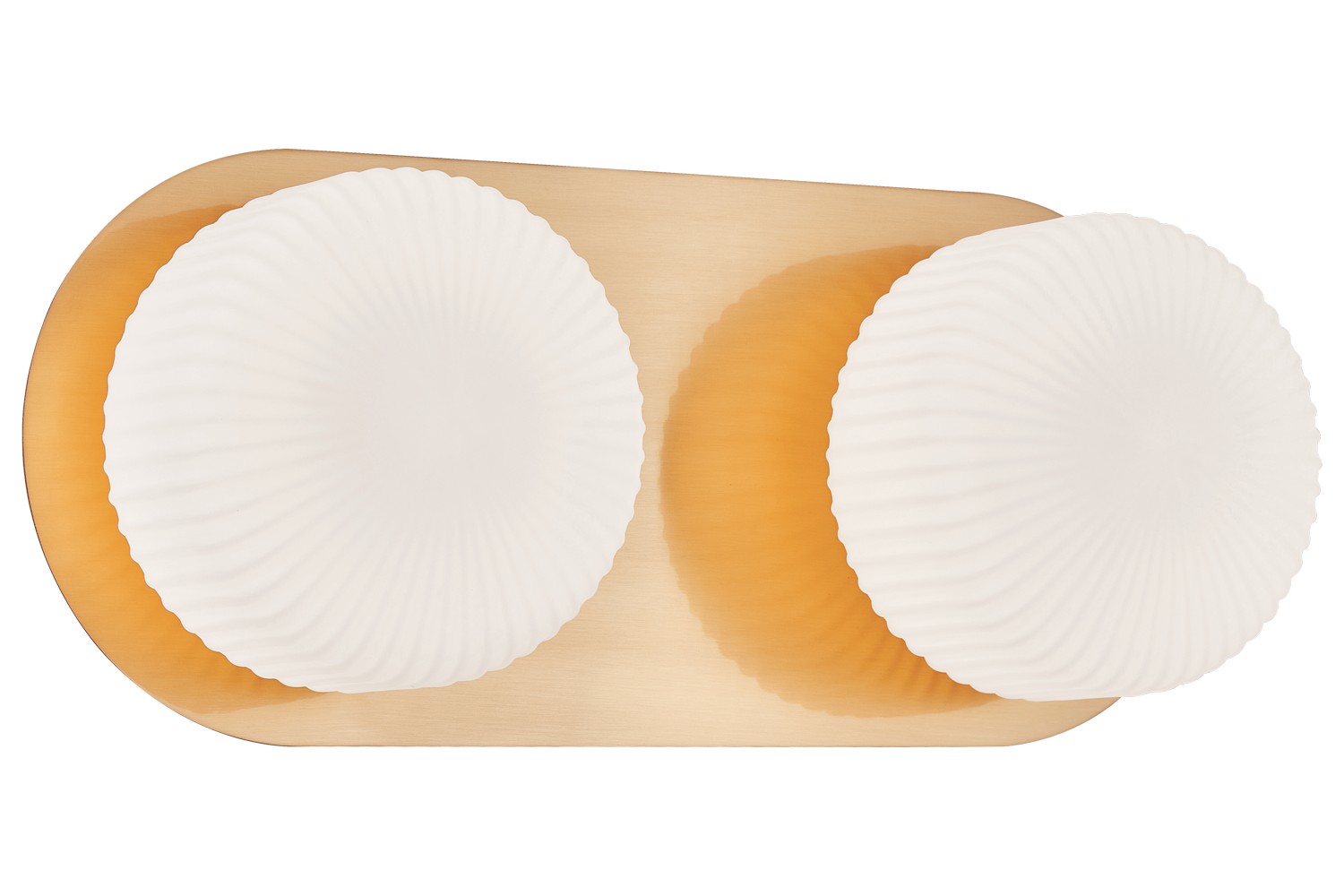 Aged Gold Brass LED Wall Sconce from the Knobbel Collection