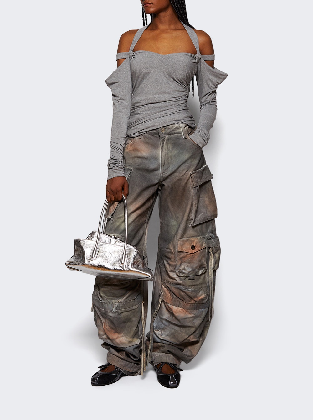 Long Pant Grey And Rust