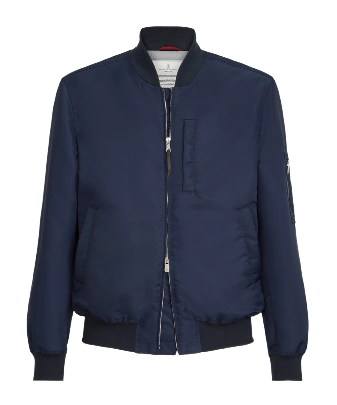 Ribbed-hem jacket