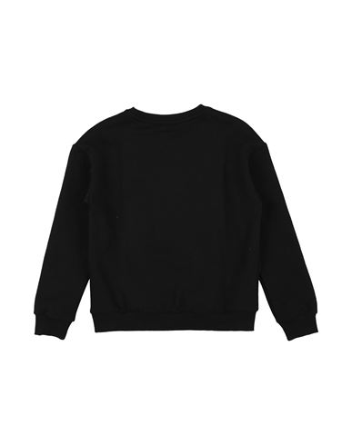 Kid Girl Sweatshirt Black Size 13 Cotton, Polyester
