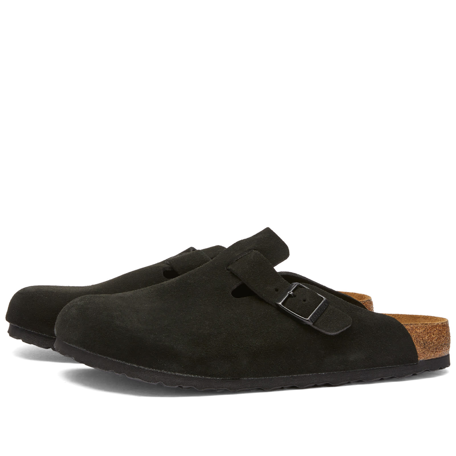 Boston SFB Clog - Black Suede, Size UK 9.5 