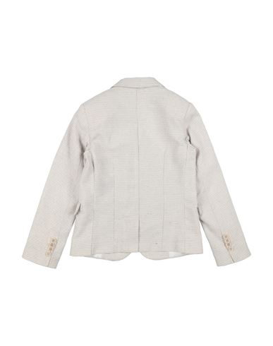 Man Blazer Beige Size 12 Cotton, Polyester