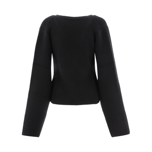 The Scarlet cashmere cardigan - Black