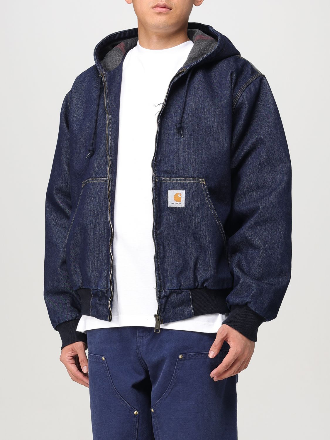 OG Active denim hooded jacket - Blue