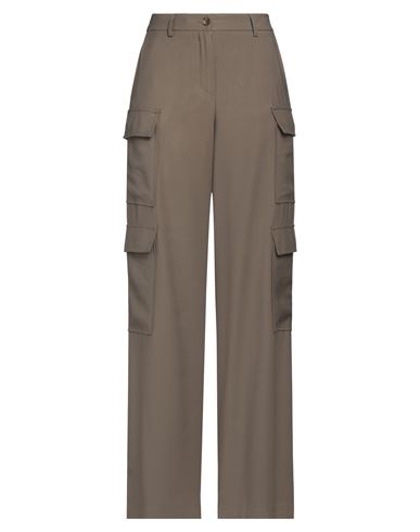 Woman Pants Military green Size 2 Viscose, Polyester