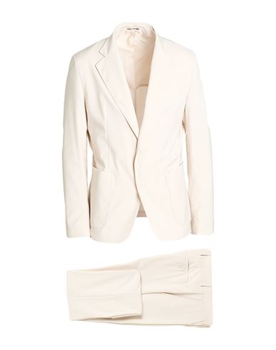 Man Suit Cream Size 36 Polyester, Viscose, Elastane