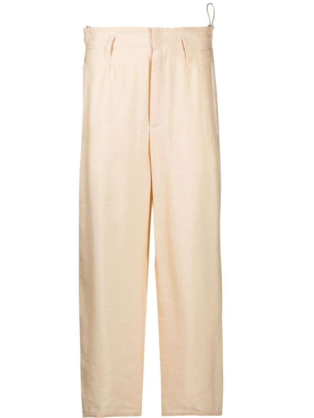 Concealed-front trousers - Neutrals