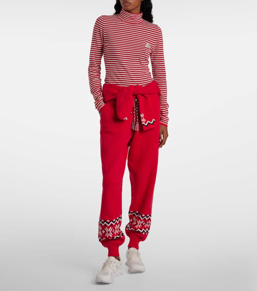 Raie striped cotton turtleneck top