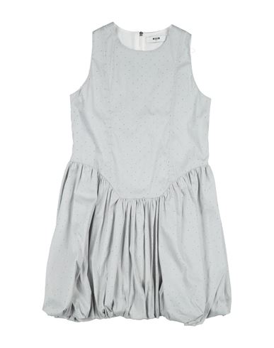 Kid Girl Kids' dress Grey Size 10 Cotton, Nylon, Elastane