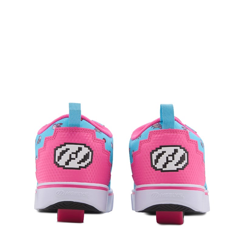 Kids' Minecraft Pro 20 Skate Sneaker Little/Big Kid Shoes (Minecraft Axolotl)