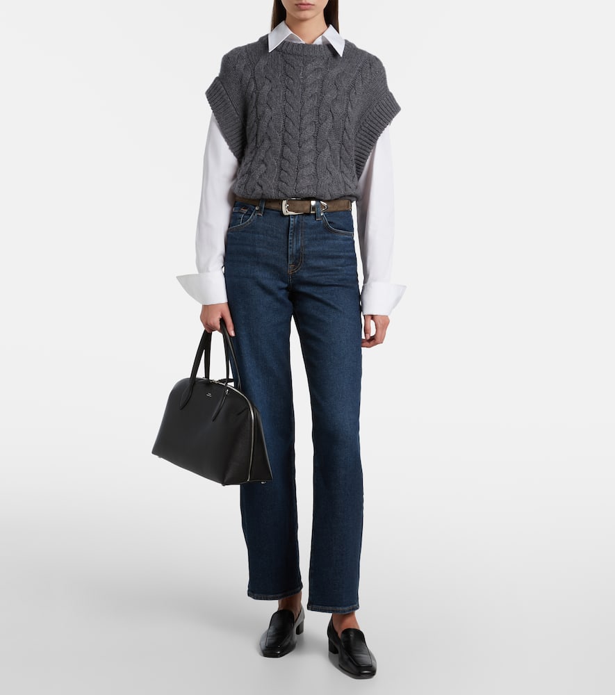 Stovepipe Straight mid-rise straight jeans