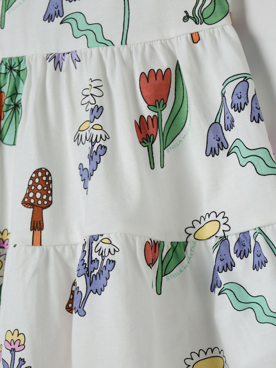 Floral-print dress - White