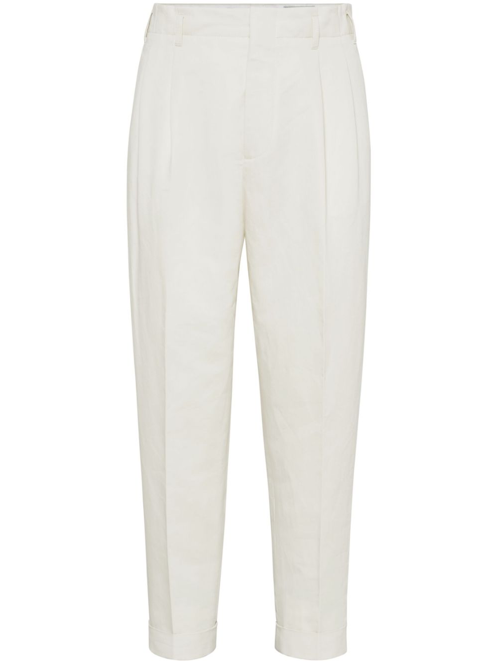 Gabardine trousers - White