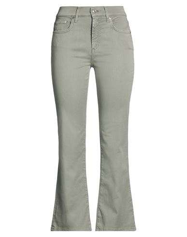 Roÿ Roger's Woman Pants Military green Size 26 Cotton, Lyocell, Elastane