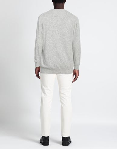 Man Sweater Light grey Size 46 Virgin Wool, Viscose, Polyamide, Cashmere