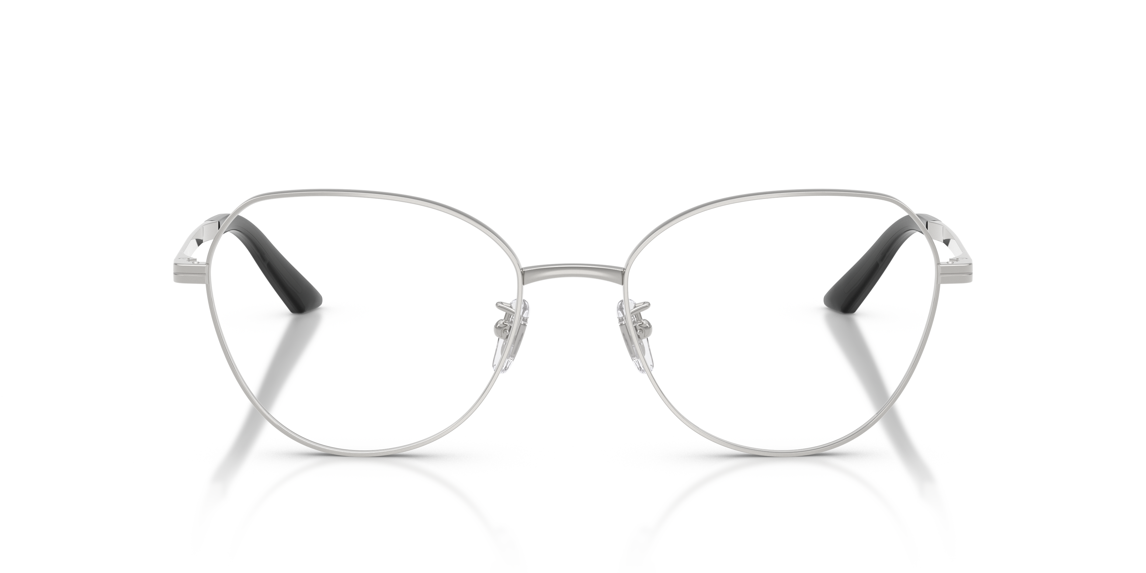 Versace Woman Versace VE1313D 1001 Optical frames Metal Silver Pantos Norma
