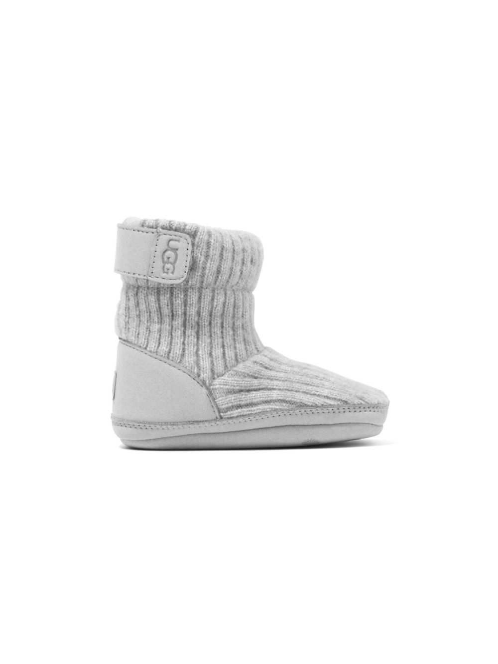 Skylar ribbed-knit slippers - Grey