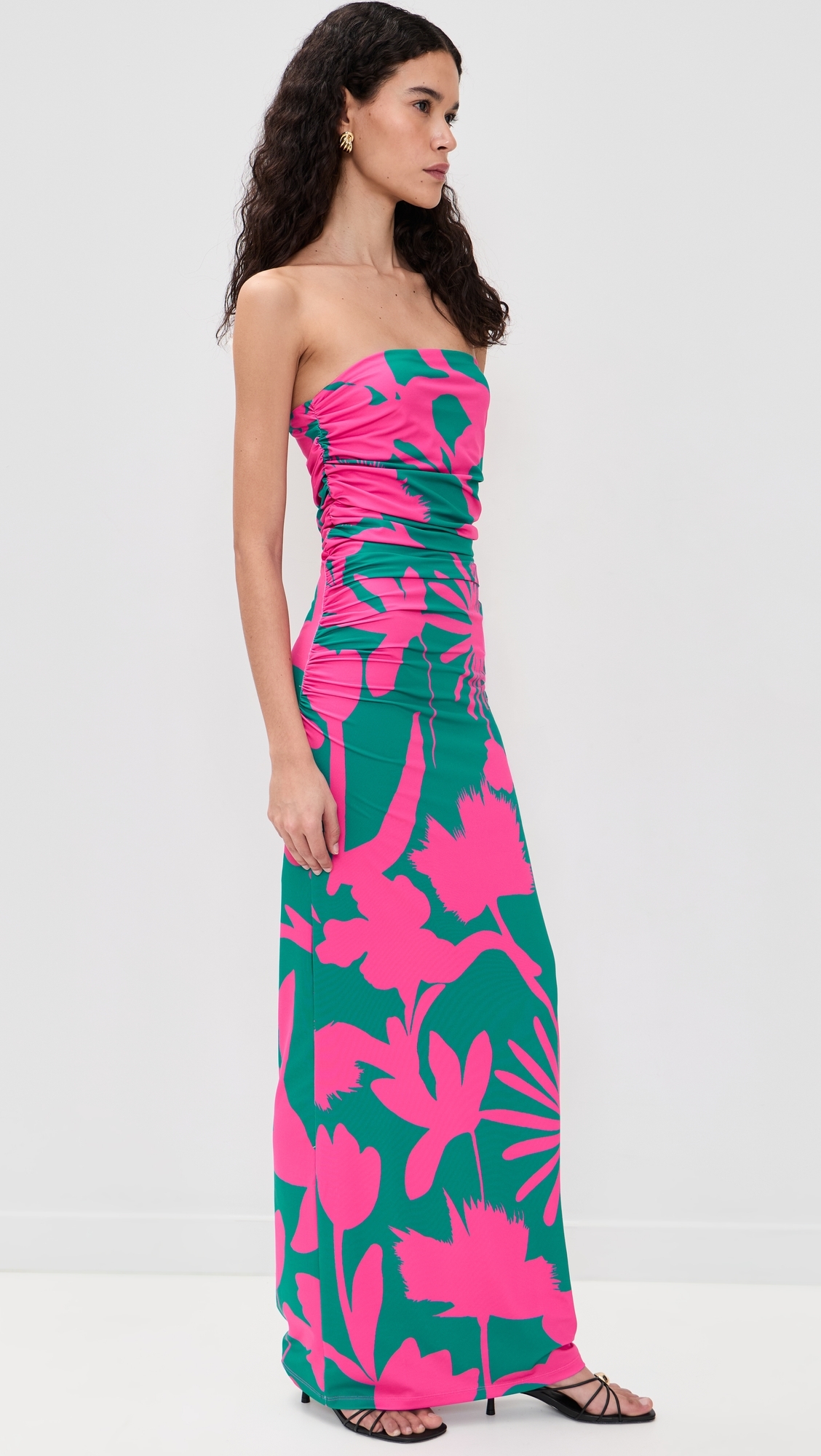 Tracy Dress Fuchsia Flora