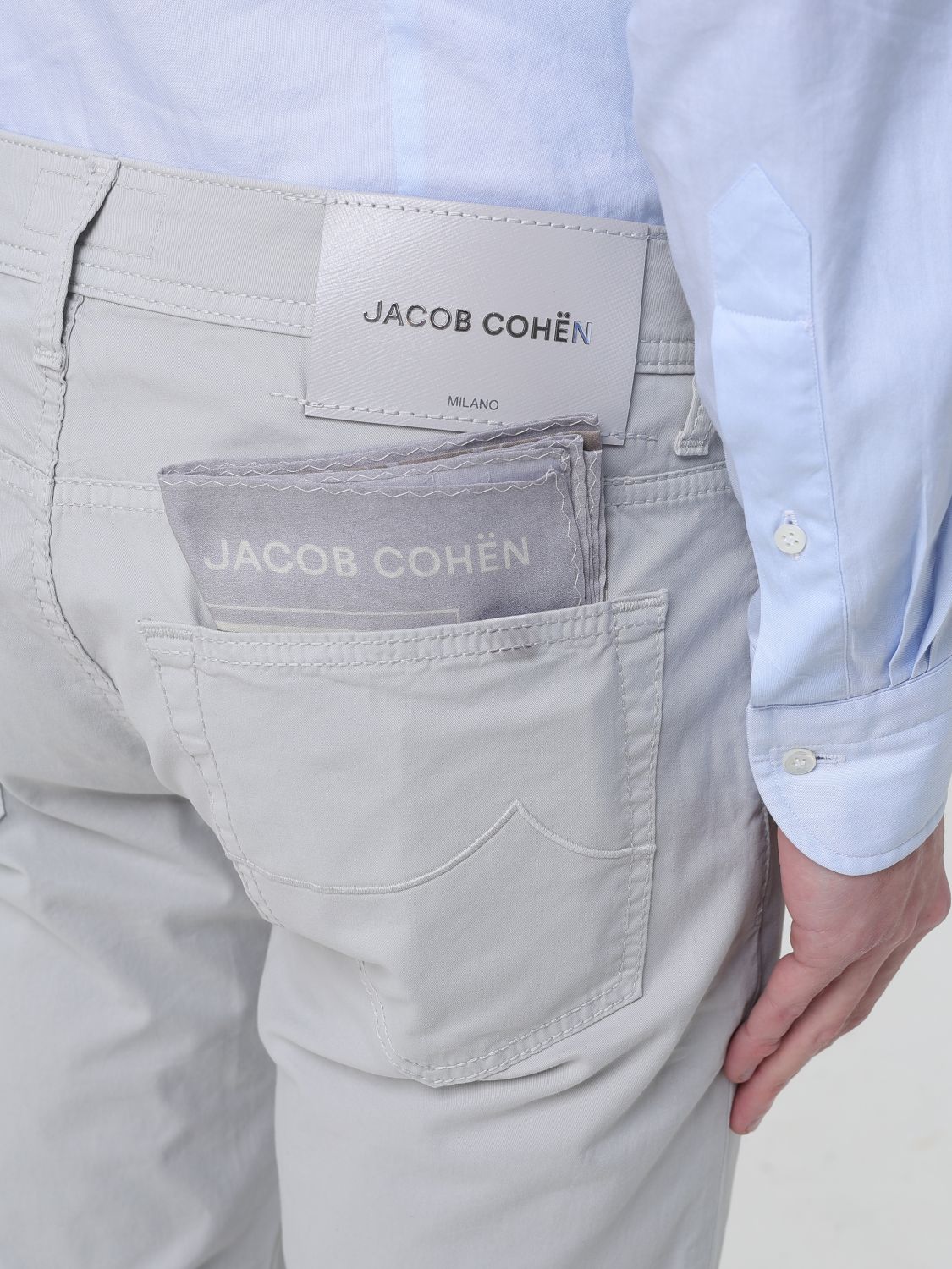 Jeans Men color Grey 1