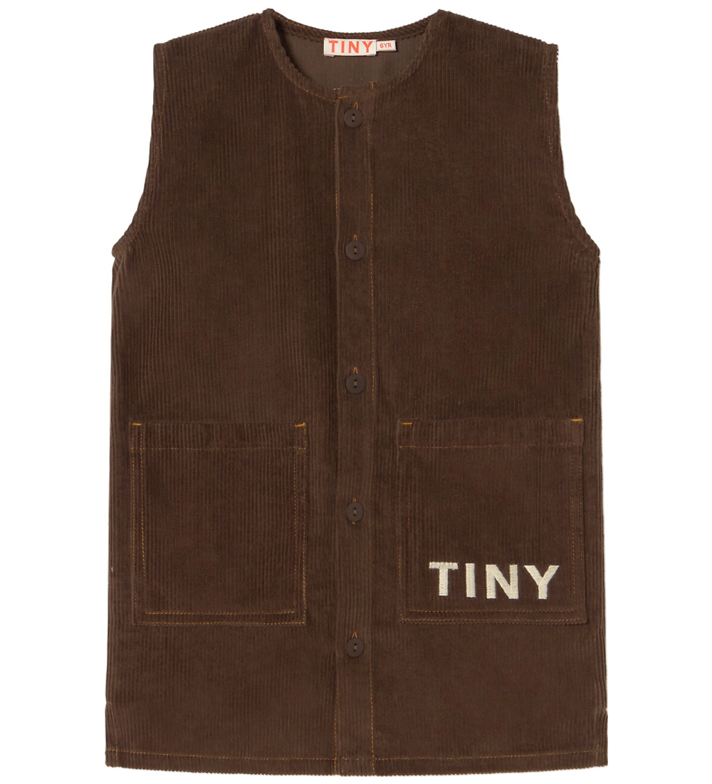 Tiny Cottons Dress - Corduroy - Dark Brown - Tiny Cottons - 6 Y 116 - Dre