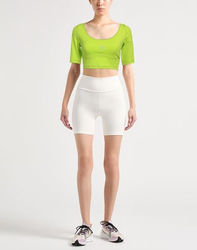 Adidas By Stella Mccartney Woman Top Lime green Size 0 Recycled polyester, Elastane