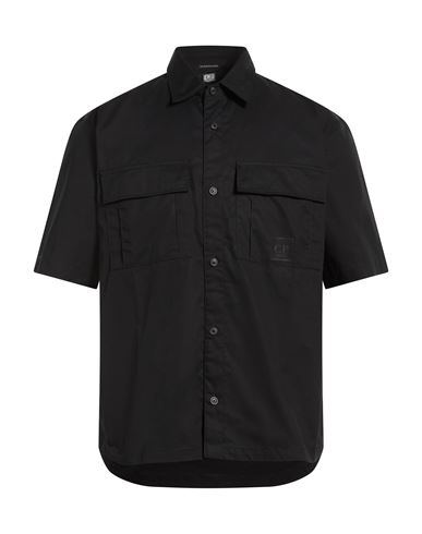 C. p. Company Man Shirt Black Size 3XL Cotton