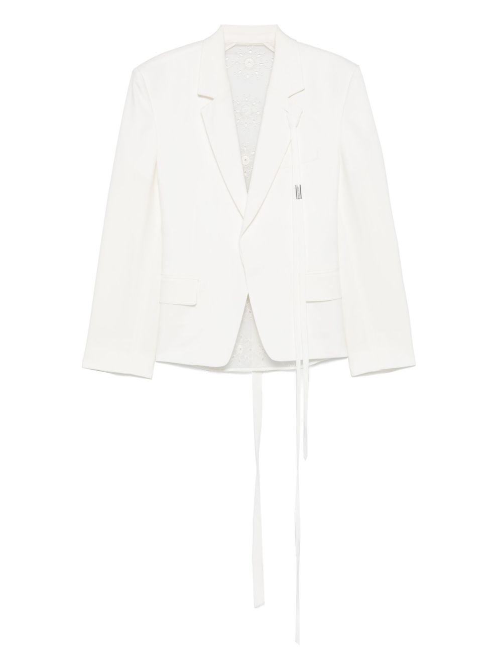 Ann Demeulemeester Susa blazer - White