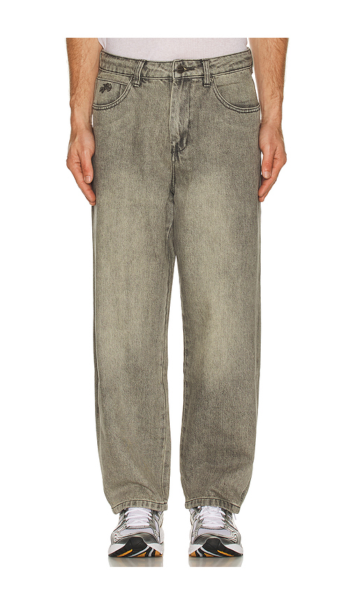 Worship Supplies Big Lounger Jean in Dirty Grey. 36 also , 32