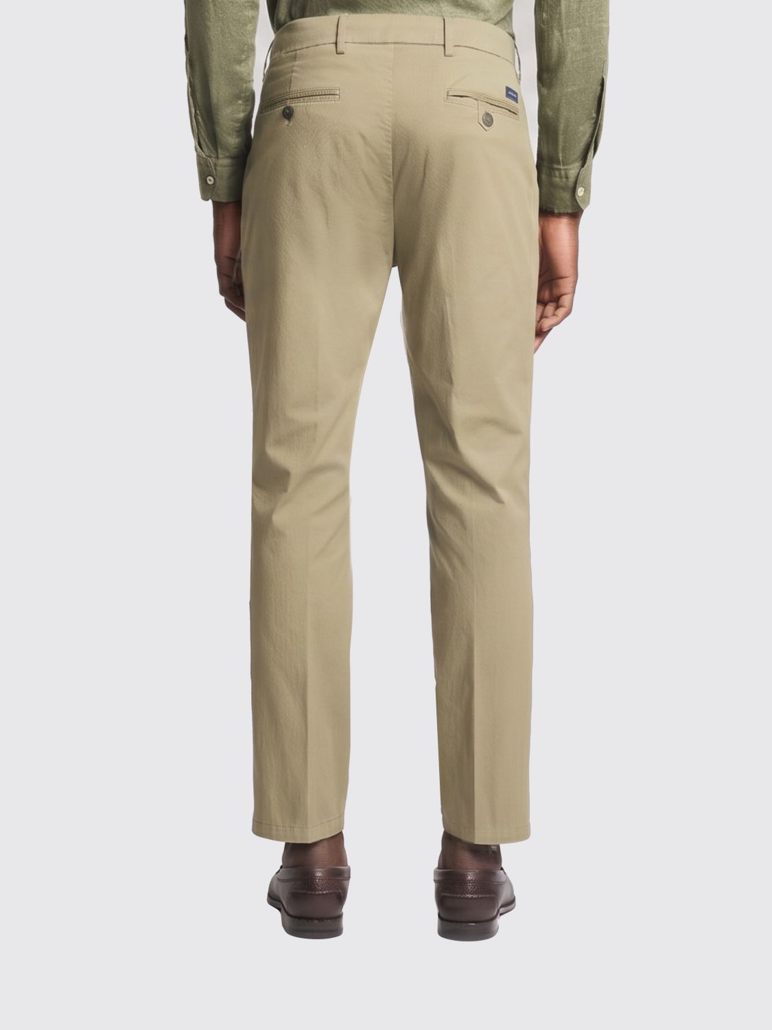 Pants Men color Green