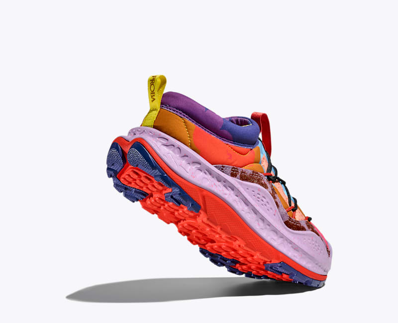HOKA Ora Primo Studio Proba Shoes in Vermillion Orange/Gold
