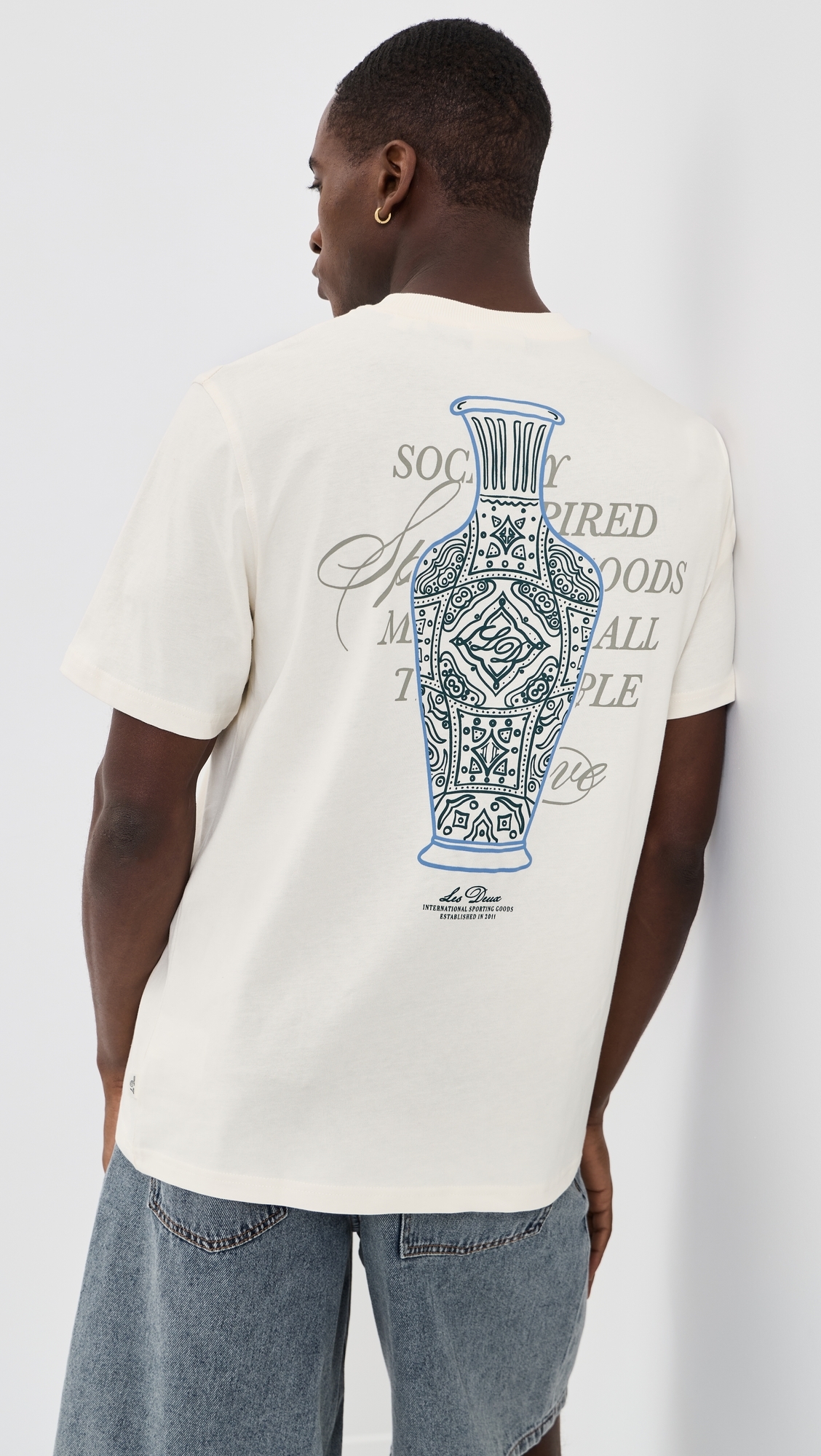 Ben Faience T Shirt Eggnog White