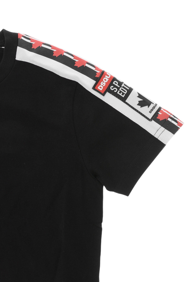 Boys Black Logo T-Shirt
