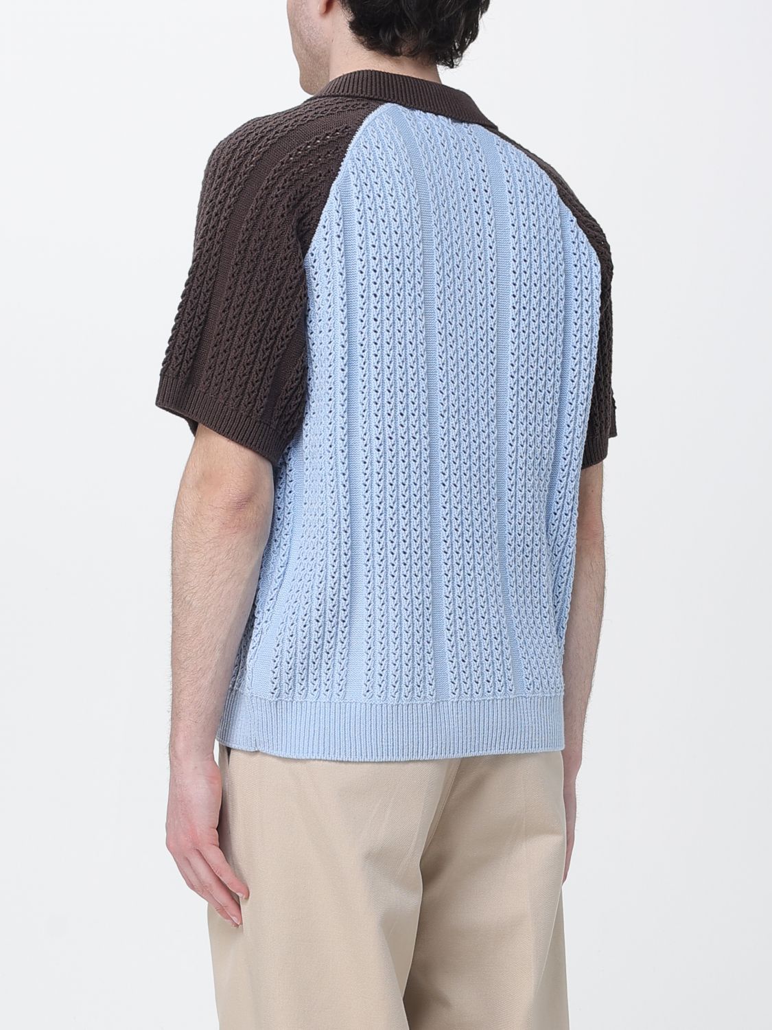 Polo Shirt Men color Sky Blue