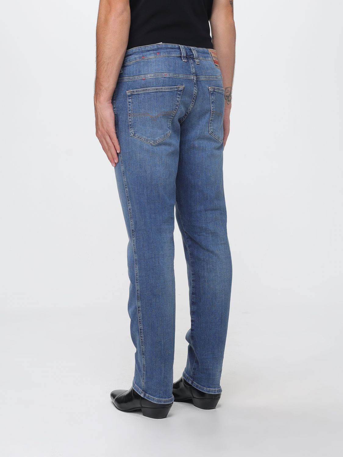 Jeans Men color Stone Washed