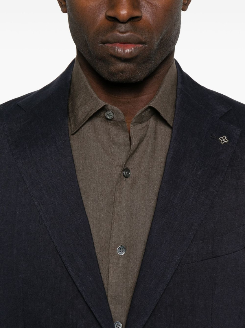 Dark Blue Linen suit