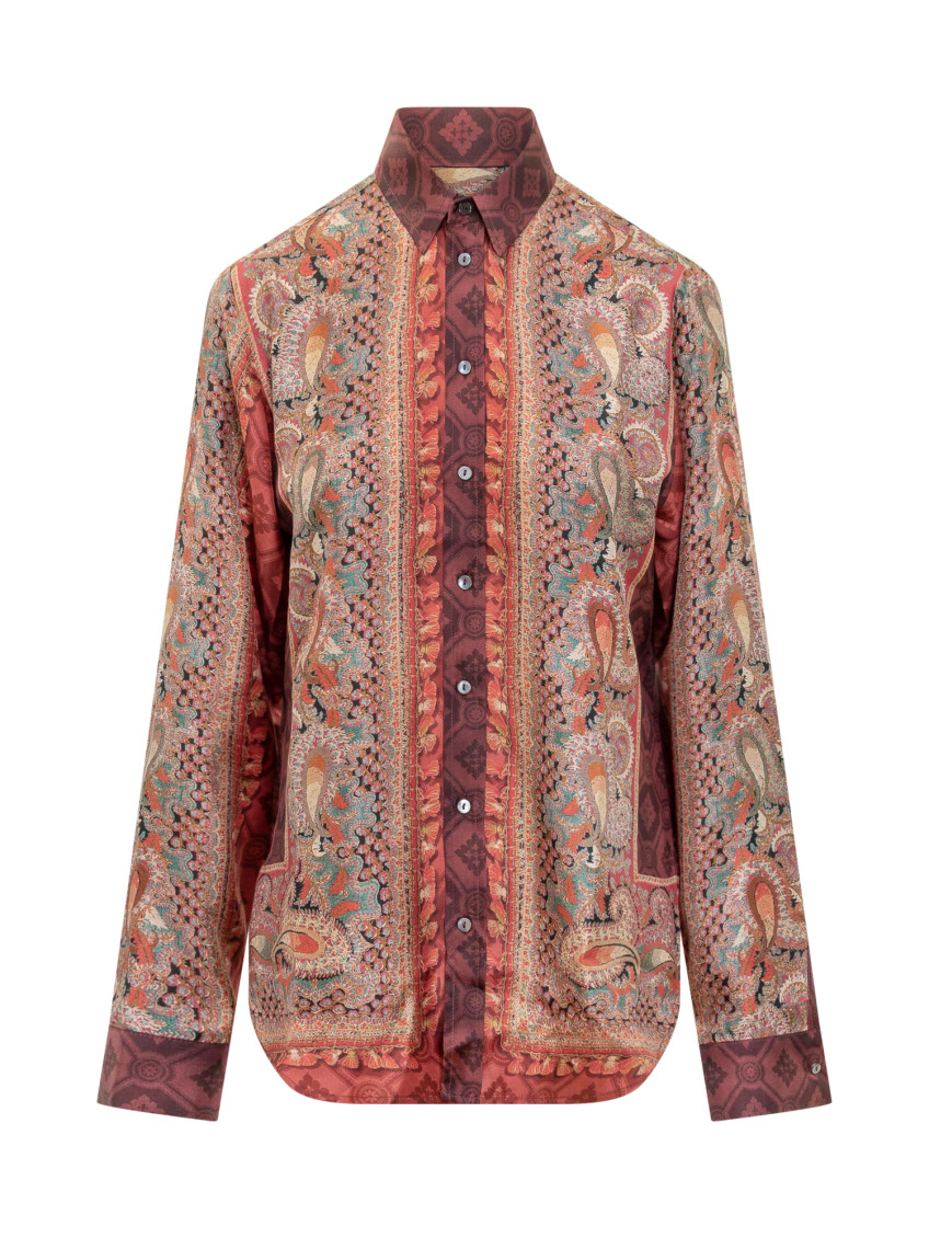 Multicolour Regular Paisley Shirt