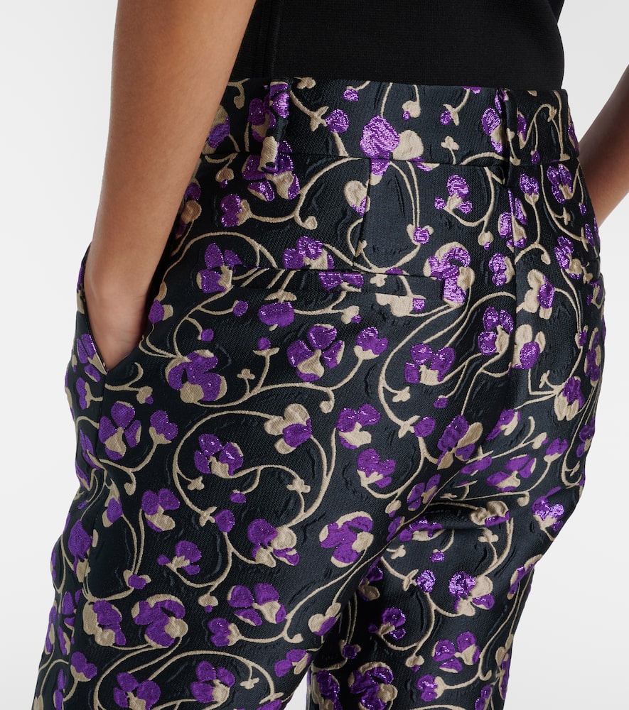 24/7 Honeysuckle jacquard straight pants