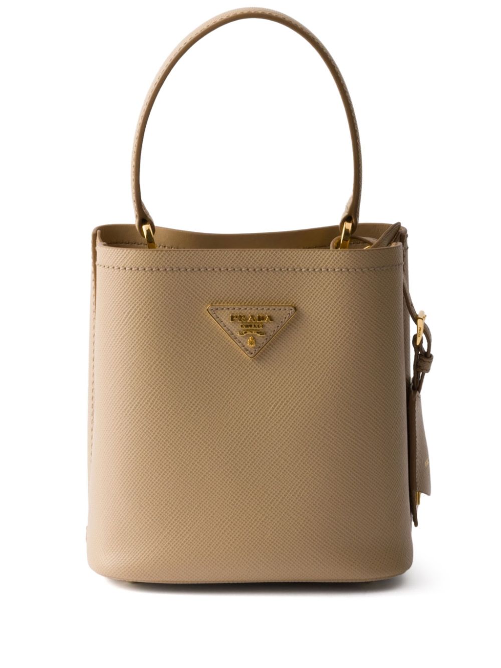 Saffiano leather mini bag - Neutrals
