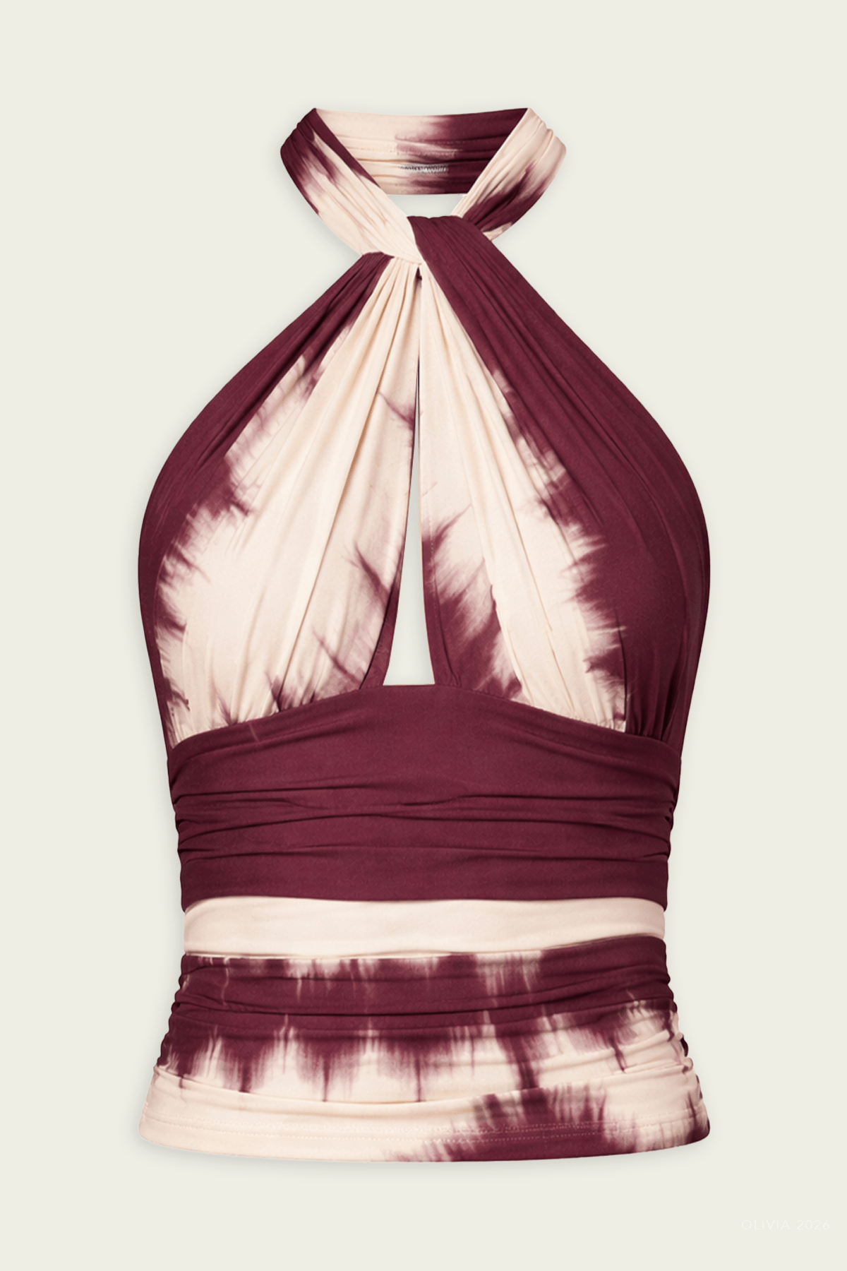 Ray Top in Tye Dye Cabernet