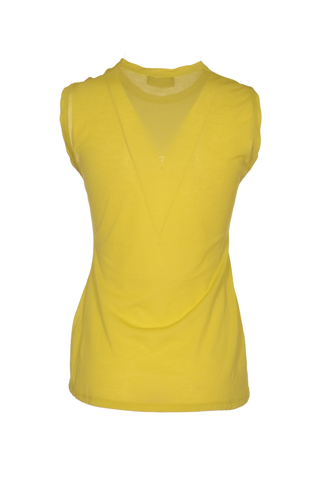 Slim Fit Sleeveless Round Neck T-shirt
