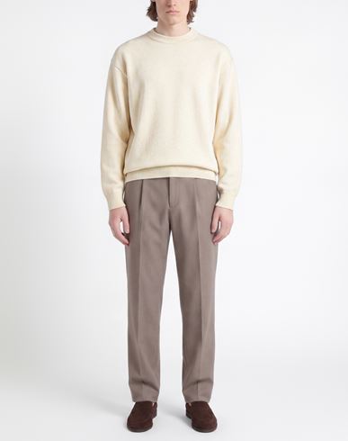 Lab Man Sweater Ivory Size XL Merino Wool, Cashmere