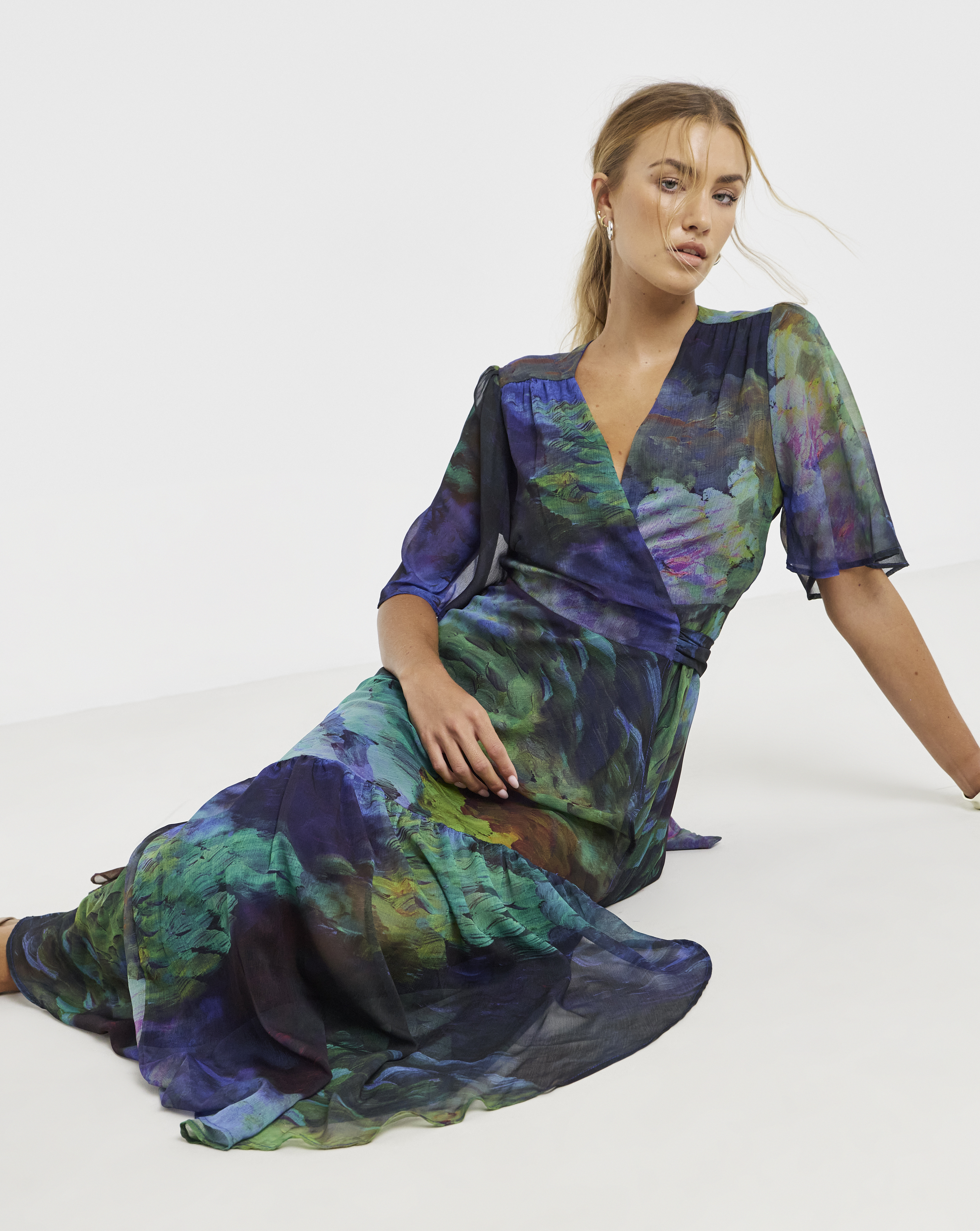 Hope & Ivy Jacqueline Wrap Maxi Dre